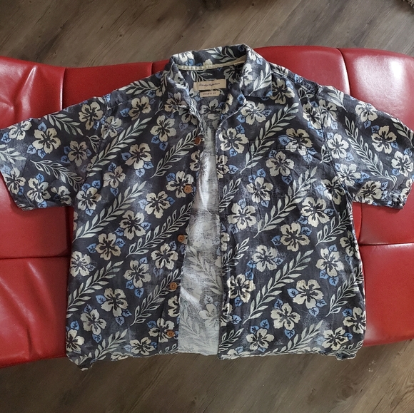 Tommy Bahama Other - Tommy Bahama Floral Print Linen Shirt